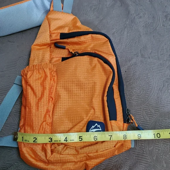 NWOT APEX Shoulder Crossbody Sling Bag, Orange - Picture 7 of 9